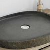 vidaXL Basin Light grey (46-52) x (35-40) x 15 cm River stone