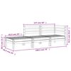 vidaXL Garden Sofa 3-Seater Solid Wood Douglas