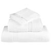 vidaXL Premium Guest Towels "SOLUND" 10 pcs White 30x50 cm 600 gsm