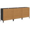 vidaXL Sideboards 3 pcs Black Oak 60 x 35 x 70 cm Engineered Wood