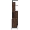 vidaXL 3&nbsp;Piece Bathroom Furniture Set&nbsp;Brown Oak Engineered Wood