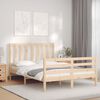 vidaXL Bed Frame without Mattress 140x190 cm Solid Wood Pine