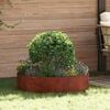 vidaXL Planter Ring 5 pcs Brown 80 x 80 x 20 cm Weathering Steel