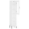 vidaXL Highboard White 34.5x34x180 cm Engineered Wood