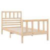 vidaXL Bed Frame without Mattress Small Single Solid Wood