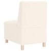 vidaXL Modular Sofa Unit Armless 2 pcs Cream 55 x 74 x 82 cm