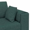 vidaXL Fabric Sofa with Cushion Dark Green 208 cm Fabric
