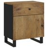 vidaXL Bedside Cabinet 50x33x60 cm Solid Wood Mango&Engineered Wood
