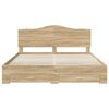 vidaXL Bed Frame with Drawer Sonoma Oak 200 x 200 cm Engineered Wood