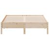 vidaXL Bed Frame without Mattress 150x200 cm King Size Solid Wood Pine