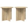 vidaXL Plant Stand 2 pcs Sonoma Oak 40 x 40 x 40 cm Engineered Wood