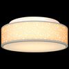 vidaXL Ceiling Lamp with Spotlights Grey 38 x 38 x 13.5 cm Fabric