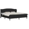vidaXL Bed Frame with Headboard Black 180 x 200 cm Faux Leather