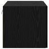 vidaXL Wall Cabinet Black oak 50 x 42.5 x 40 cm Engineered wood