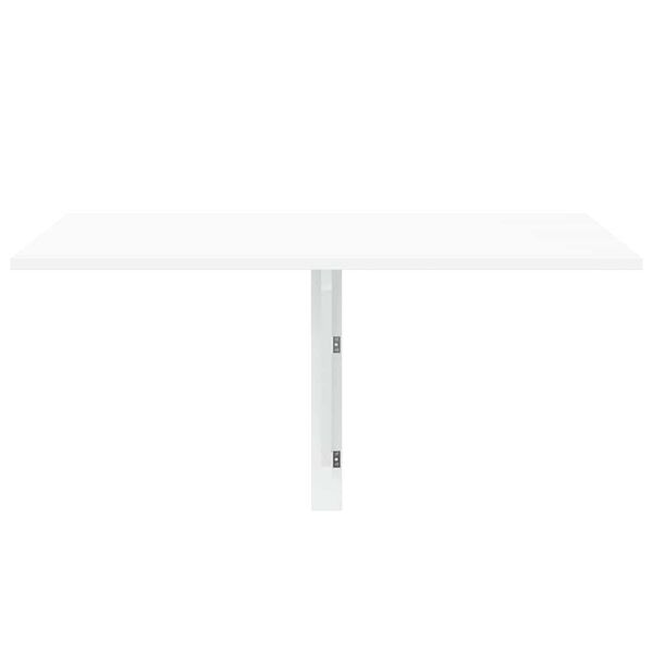 vidaXL Folding Wall Table High Gloss White 100x60x56 cm Engineered Wood