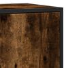 vidaXL Sideboard Smoked Oak 68x35x76 cm Engineered Wood and Metal