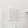 vidaXL Bathroom Mirror White 40x1.5x37 cm Engineered Wood