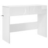 vidaXL Console Table High Gloss White 96.5 x 38 x 75 cm