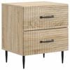 vidaXL Bedside Cabinet Sonoma Oak 43 x 34.5 x 47.5 cm Engineered Wood