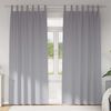 vidaXL Blackout Curtains with Rings 2 pcs Light Grey 245 x 140 cm