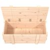 vidaXL Storage Box 91x40.5x42 cm Solid Wood Pine