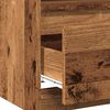 vidaXL Bedside Cabinet Old Wood 40x40x50 cm Engineered Wood