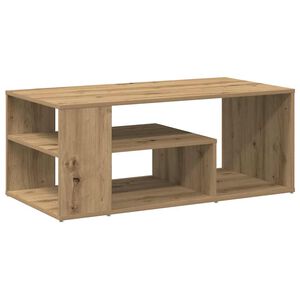 vidaXL Coffee Table Artisan Oak 100x50x40 cm Engineered Wood
