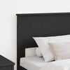 vidaXL Headboard Black Oak 90 cm Engineered wood
