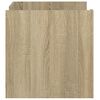 vidaXL Coffee Table Sonoma Oak 80x50x50 cm Engineered Wood