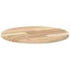 vidaXL Table Top Round &Oslash;50x2 cm Solid Wood Acacia