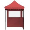 vidaXL Party Tent Folding Burgundy 200 x 200 x 306 cm Oxford Fabric