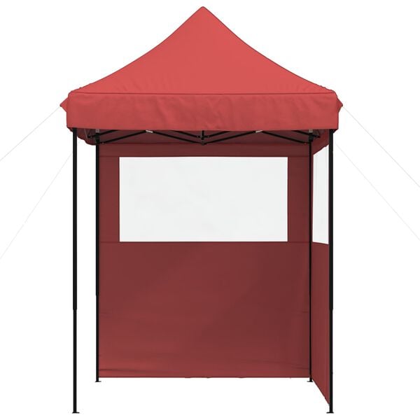 vidaXL Party Tent Folding Burgundy 200 x 200 x 306 cm Oxford Fabric