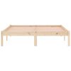 vidaXL Bed Frame without Mattress 137x190 cm Solid Wood Pine Full