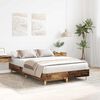 vidaXL Bed Frame No Mattress Old Wood 135x190 cm Double Engineered Wood