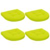 vidaXL 4-Piece Seat Cushions 4 pcs 100% Polyester Bright Green