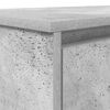 vidaXL Desk Concrete Grey 120x42x76 cm Engineered Wood