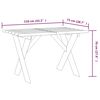 vidaXL 3 Piece Garden Dining Set Impregnated Pinewood