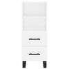 vidaXL Highboard White 34.5x34x180 cm Engineered Wood