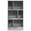 vidaXL Bookcase Grey Sonoma 57x28.5x107.5 cm Engineered Wood