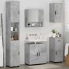 vidaXL Bathroom Furniture Set with Drawer 5 pcs Concrete Grey
