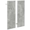 vidaXL Wall-Mounted Coat Rack with Shelf Concrete grey 70 x 10 x 90 cm