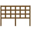 vidaXL Bed Headboard Honey Brown 145.5x4x100 cm Solid Wood Pine