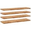 vidaXL Floating Shelves 4 pcs 140x40x4 cm Oil Finished