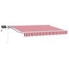 vidaXL Red and White 3.5 x 2.5 m Polyester with PU coating
