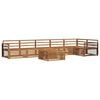 vidaXL Outdoor Sofa Set 7 pcs Natural Solid Acacia Wood