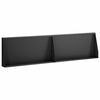 vidaXL Retaining Wall 2 pcs 80 x 12 x 50 cm Steel Black