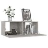 vidaXL 8 Piece TV Cabinet Set Concrete Grey Engineered Wood