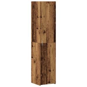 vidaXL Highboard Old Wood 40 x 42.5 x 185 cm