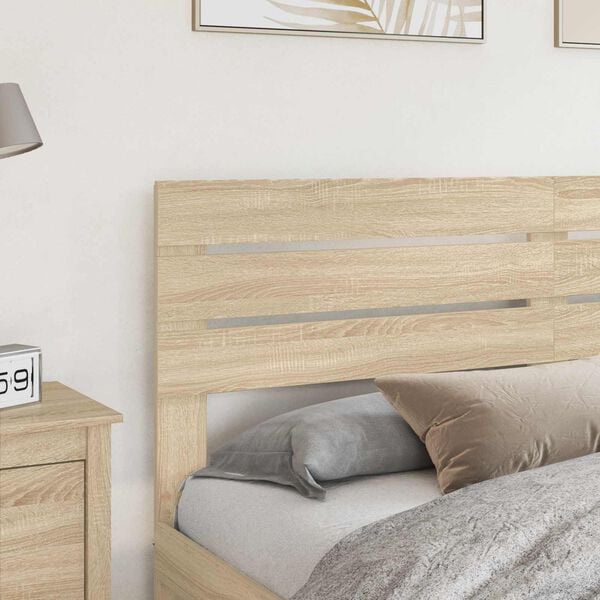 vidaXL Headboard Sonoma Oak 200 cm Engineered wood