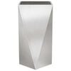 vidaXL Planter 2 pcs Silver 40 x 40 x 75 cm Stainless Steel